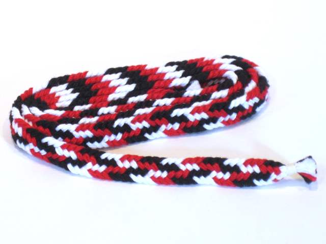 3 plies of cotton crochet thread per strand