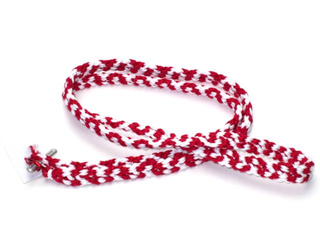 3 plies of #10 cotton crochet thread per strand