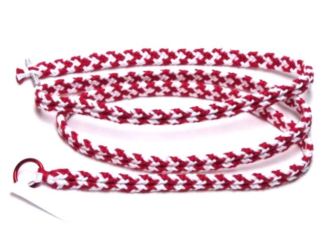 3 plies of #10 cotton crochet thread per strand