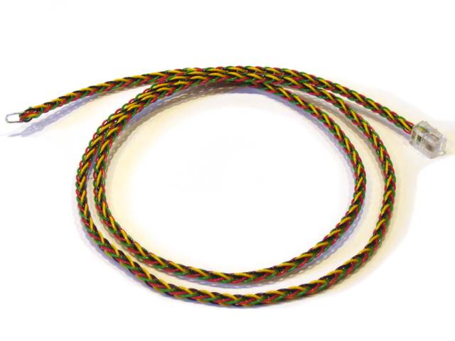 Eight lengths of telephone wire