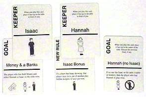 Hannah and Isaac Banks Fluxx Cards