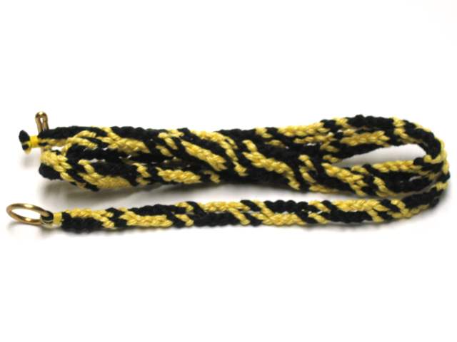 4 plies of #10 cotton crochet thread per strand
